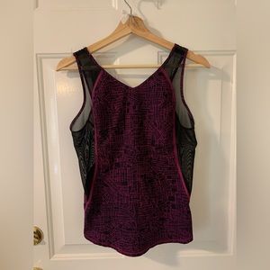 Lululemon Tank Top Purple and Black Size 4